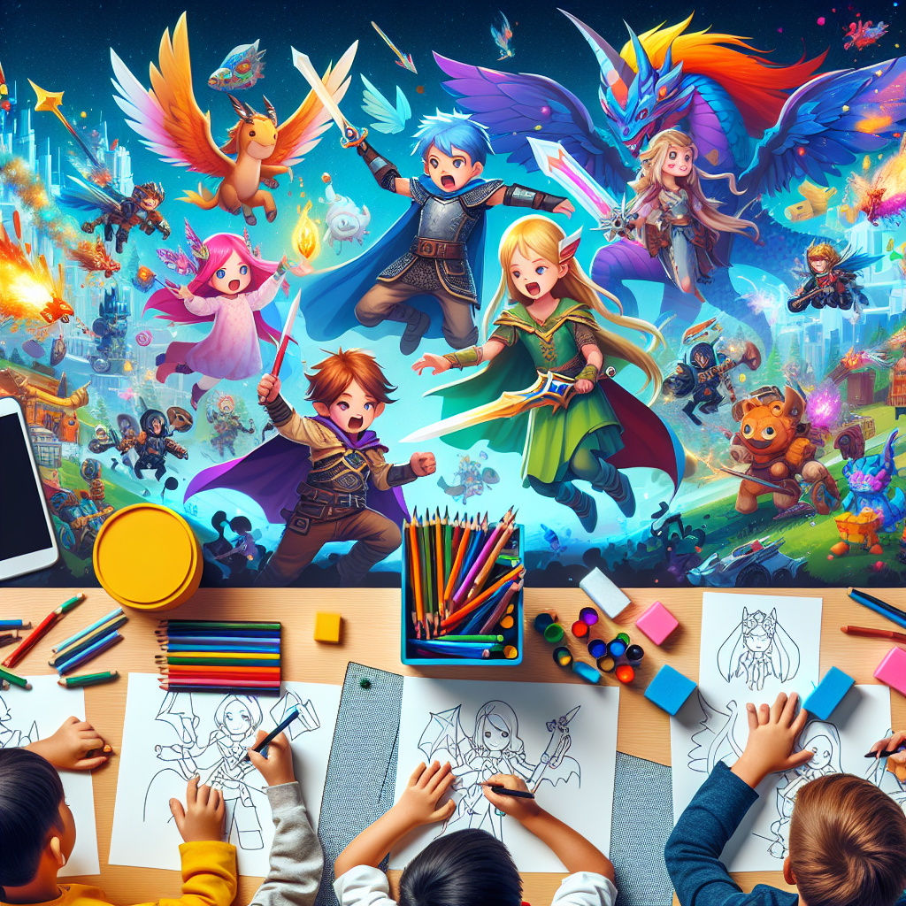 Kreativitas Anak dengan Gambar Mewarnai Mobile Legend